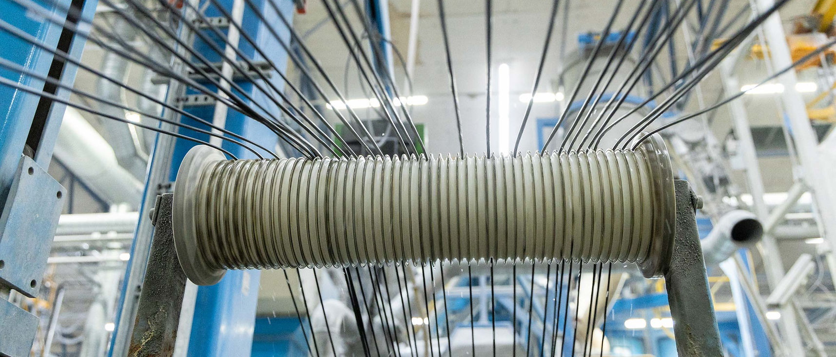 Extruder i Polykemis produktion i Ystad