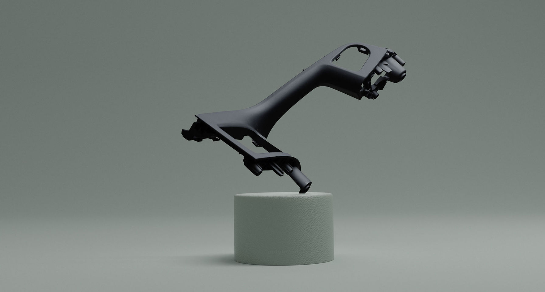 Formsprutad detalj för bilindustrin tillverkad av Polykemis material