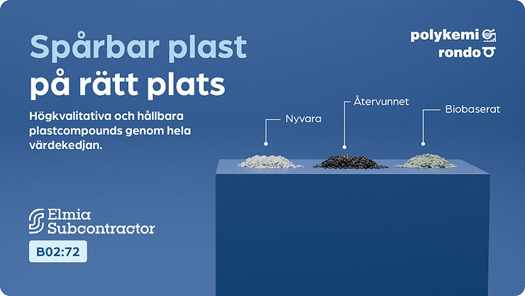 在 Elmia Subcontractor 展会上与我们会面